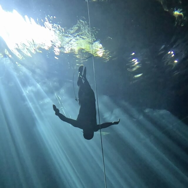 Mariusz, founder of inDepth, freediving